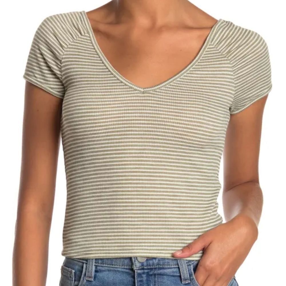 NWT MAUBY Stony stripe V-neck shirt